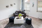 Wohnzimmer - Haus Bielefeld Appartement 5 - Top-Hundeurlaub
