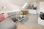 Wohnzimmer - Haus Bielefeld Ferienwohnung 35 - Top-Hundeurlaub
