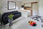 Wohnzimmer - Haus Bielefeld Appartement 22 - Top-Hundeurlaub