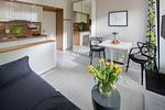 Wohnzimmer - Haus Bielefeld Appartement 22 - Top-Hundeurlaub