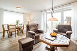 Wohnzimmer - Seehafen 1.5 - Top-Hundeurlaub