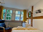 Schlafzimmer 1 - Ferienwohnung Idylle am See - Top-Hundeurlaub