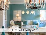 Wohnbereich - Ferienwohnung Luxus & Lifestyle - Top-Hundeurlaub
