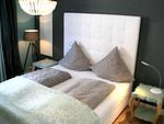 Schlafzimmer 2 - Doppelbett - Ferienwohnung Luxus & Lifestyle - Top-Hundeurlaub