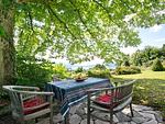 Blick vom Garten auf Bodensee - Ferienwohnung Villa Hoyerberg See - Top-Hundeurlaub