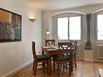 Essbereich im Wohnzimmer - Ferienwohnung Am Stadtpark - Top-Hundeurlaub