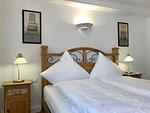 Schlafzimmer 2 - Doppelbett - Ferienwohnung Am Stadtpark - Top-Hundeurlaub