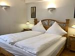 Schlafzimmer 2 - Doppelbett - Ferienwohnung Am Stadtpark - Top-Hundeurlaub
