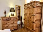 Schrank im Schlafzimmer - Ferienwohnung Am Stadtpark - Top-Hundeurlaub