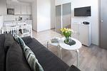 Wohnzimmer - Haus Bielefeld Ferienwohnung 13 - Top-Hundeurlaub
