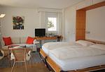 Wohnzimmer - Residenza Lagrev - 2 Zimmerwohnung  - Nr. 002 - Typ 21A - Hochparterre - Süd/West - Top-Hundeurlaub