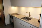 Küche / Küchenzeile - Residenza Lagrev - 1 Zimmerwohnung Nr. 228 - Typ 11A - 2. Etage - Ost - Top-Hundeurlaub