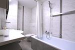 Badezimmer - Residenza Lagrev - 1 Zimmerwohnung Nr. 228 - Typ 11A - 2. Etage - Ost - Top-Hundeurlaub