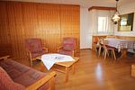 Wohnzimmer - Residenza Lagrev - 1 ½ Zimmerwohnung  Nr. 011 - Typ 15A - Hochparterre - N/W - Top-Hundeurlaub