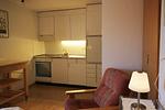 Küche / Küchenzeile - Residenza Lagrev - 1 Zimmerwohnung Nr. 227 - Typ 11B - 2.Etage - Ost - Top-Hundeurlaub