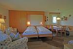 Wohnzimmer - Residenza Lagrev - 1 ½ Zimmerwohnung Nr. 121 - Typ 15A - 1.Etage - N/W - Top-Hundeurlaub