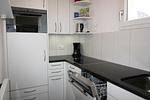 Küche / Küchenzeile - Residenza Lagrev - 1 ½ Zimmerwohnung Nr. 121 - Typ 15A - 1.Etage - N/W - Top-Hundeurlaub