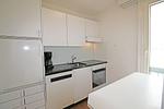 Küche / Küchenzeile - Residenza Lagrev - 1 ½ Zimmerwohnung Nr. 207 - Typ 15A - 2. Etage - Süd - Top-Hundeurlaub