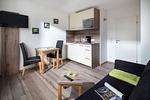 Küche / Küchenzeile - Haus Bielefeld Appartement 9 - Top-Hundeurlaub