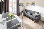 Wohnzimmer - Haus Bielefeld Ferienwohnung 10 - Top-Hundeurlaub