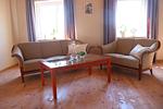 Wohnzimmer - Ferienwohnung Hof Margarethental - Top-Hundeurlaub