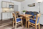 Küche / Küchenzeile - Haus Bielefeld Ferienwohnung 25 - Top-Hundeurlaub