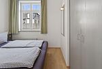 Schlafzimmer - Haus Bielefeld Ferienwohnung 25 - Top-Hundeurlaub