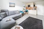 Wohnzimmer - Haus Bielefeld Appartement 18 - Top-Hundeurlaub