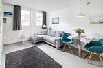 Wohnzimmer - Haus Bielefeld Appartement 18 - Top-Hundeurlaub