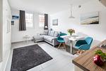 Wohnzimmer - Haus Bielefeld Appartement 18 - Top-Hundeurlaub
