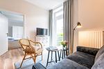 Wohnzimmer - Wohnung 04 - Top-Hundeurlaub