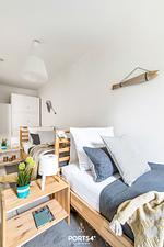 Schlafzimmer - Ferienwohnung Seaside 111 Büsum - Top-Hundeurlaub