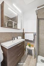 Badezimmer - Ferienwohnung Seaside 111 Büsum - Top-Hundeurlaub