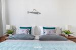 Schlafzimmer - Ferienwohnung Seaside 111 Büsum - Top-Hundeurlaub