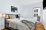 Schlafzimmer - Ferienwohnung Ocean's 16, App. 16 Olpenitz - Top-Hundeurlaub