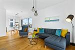 Wohnzimmer - Ferienwohnung Ocean's 16, App. 16 Olpenitz - Top-Hundeurlaub