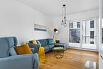 Wohnzimmer - Ferienwohnung Ocean's 16, App. 16 Olpenitz - Top-Hundeurlaub