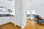 Küche / Küchenzeile - Ferienwohnung Ocean's 16, App. 16 Olpenitz - Top-Hundeurlaub