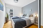 Schlafzimmer - Ferienwohnung Ocean's 16, App. 16 Olpenitz - Top-Hundeurlaub