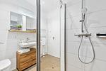 Badezimmer - Ferienwohnung Ocean's 16, App. 16 Olpenitz - Top-Hundeurlaub