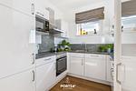 Küche / Küchenzeile - Ferienwohnung Penthouse Sonnendeck 22, App. 22 Olpenitz - Top-Hundeurlaub
