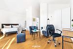 Schlafzimmer - Ferienwohnung Penthouse Sonnendeck 22, App. 22 Olpenitz - Top-Hundeurlaub