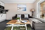 Wohnzimmer - Ferienwohnung Deck 1 Büsum - Top-Hundeurlaub