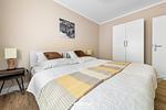 Schlafzimmer - Ferienwohnung Deck 1 Büsum - Top-Hundeurlaub
