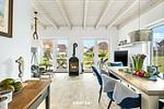 Wohnzimmer - Ferienhaus Nordseeresort 6 Perlenhus Büsum - Top-Hundeurlaub