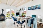 Kamin-/Ofen - Ferienhaus Nordseeresort 6 Perlenhus Büsum - Top-Hundeurlaub