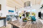 Wohnzimmer - Ferienhaus Nordseeresort 6 Perlenhus Büsum - Top-Hundeurlaub