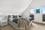 Schlafzimmer - Ferienhaus Nordseeresort 6 Perlenhus Büsum - Top-Hundeurlaub
