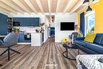 Wohnzimmer - Ferienhaus Nordseeresort 54 Südwester Büsum - Top-Hundeurlaub