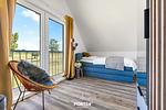 Schlafzimmer - Ferienhaus Nordseeresort 54 Südwester Büsum - Top-Hundeurlaub